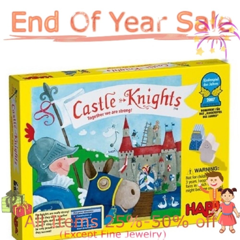 NIB Haba Castle Knights #3148 game for 5-99yrs
